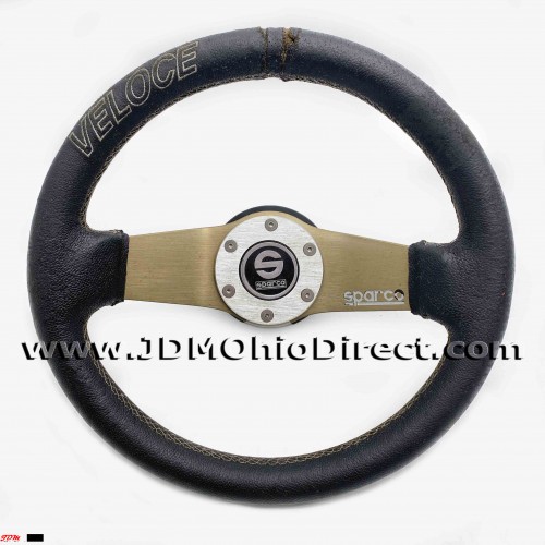 JDM Sparco Veloce L275 Steering Wheel with EG/DC Hub
